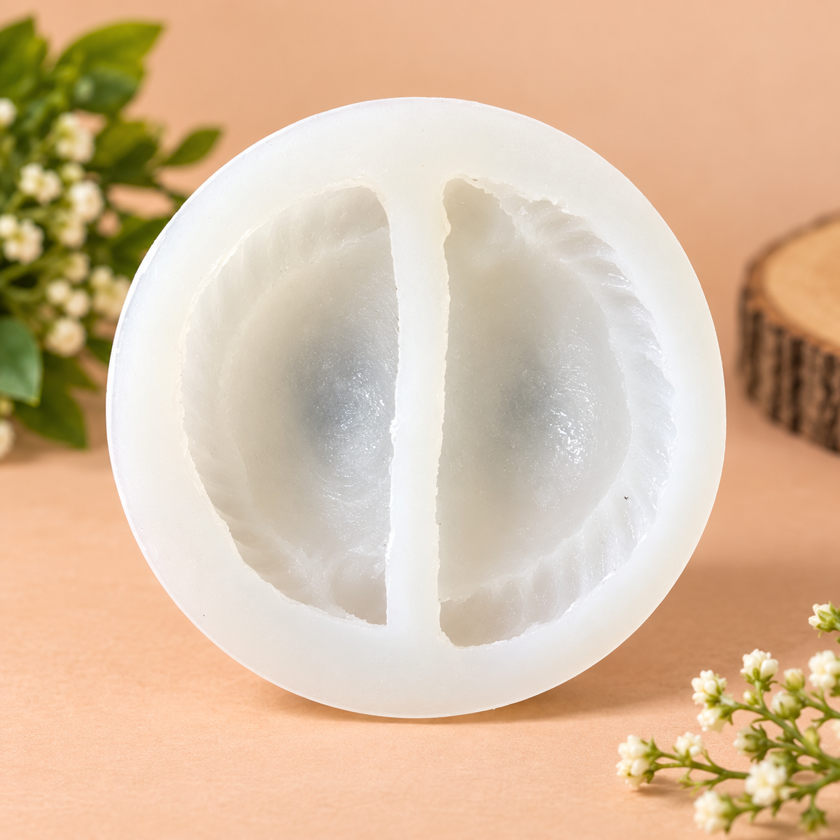 2 Cavity Gunjiya Candle Mold MB141