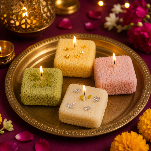 4 Cavity Barfi Silicone Mold MB229