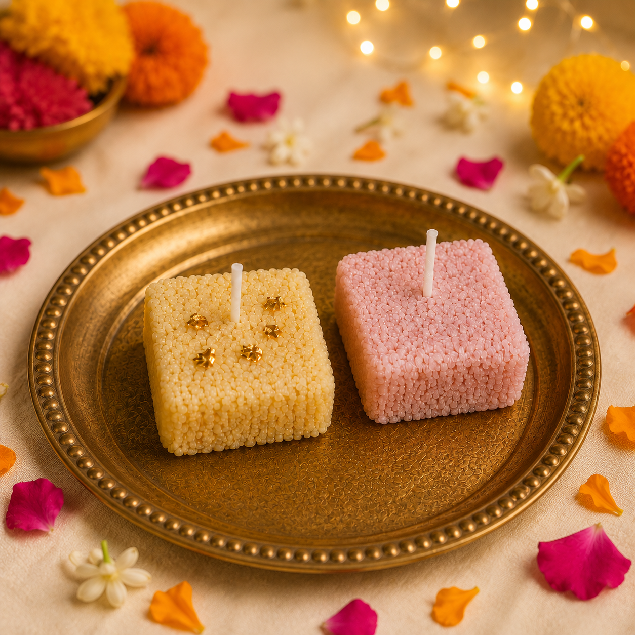 2 Cavity Barfi Silicone Candle Mold MB230