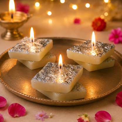 3 Cavity Kaju Katli Candle Mould MB233