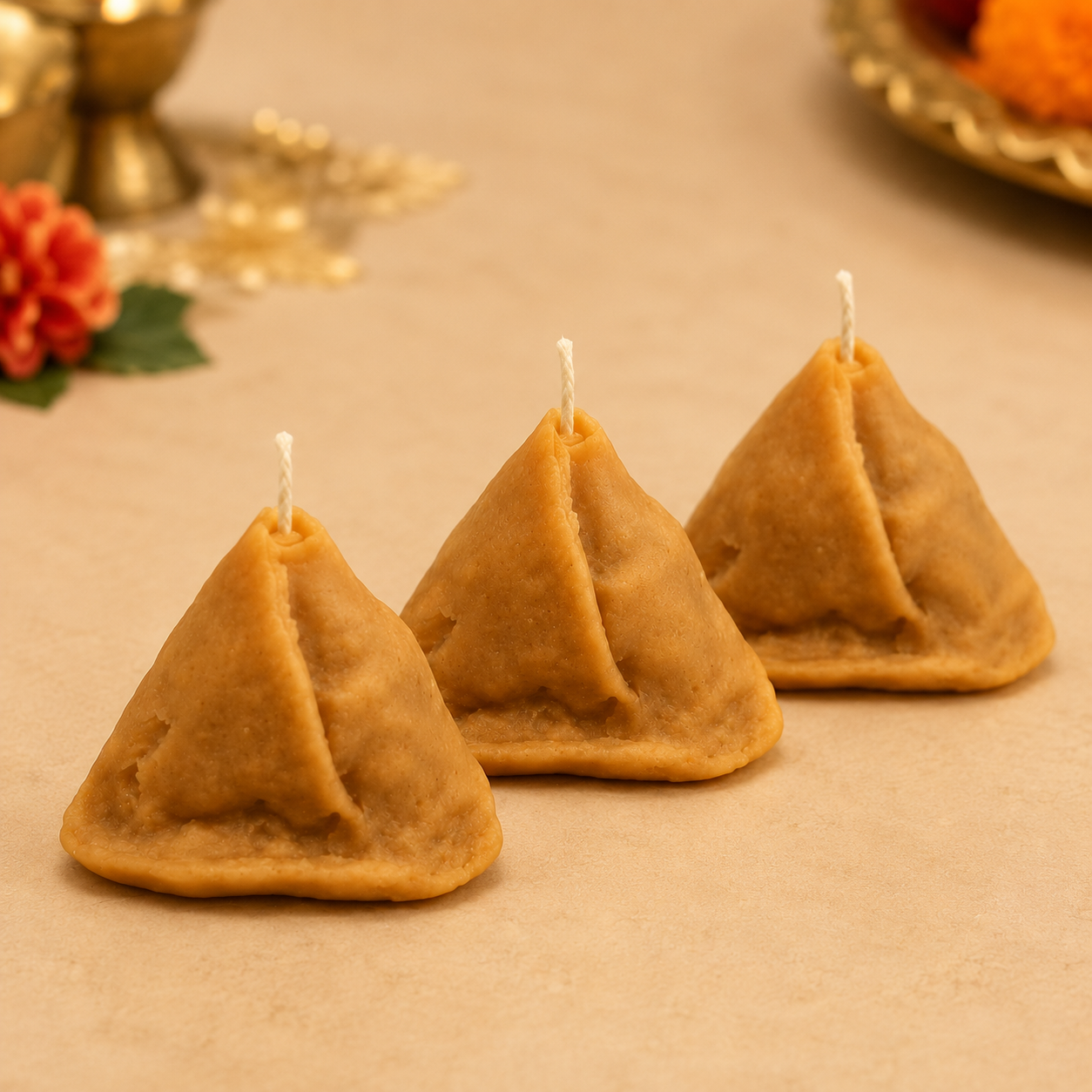 Samosa Candle Silicone Mould MB013