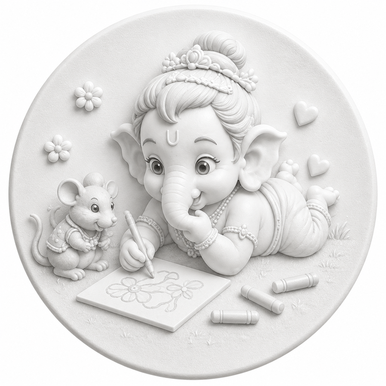 Little Artist Ganesha Mold ADM034