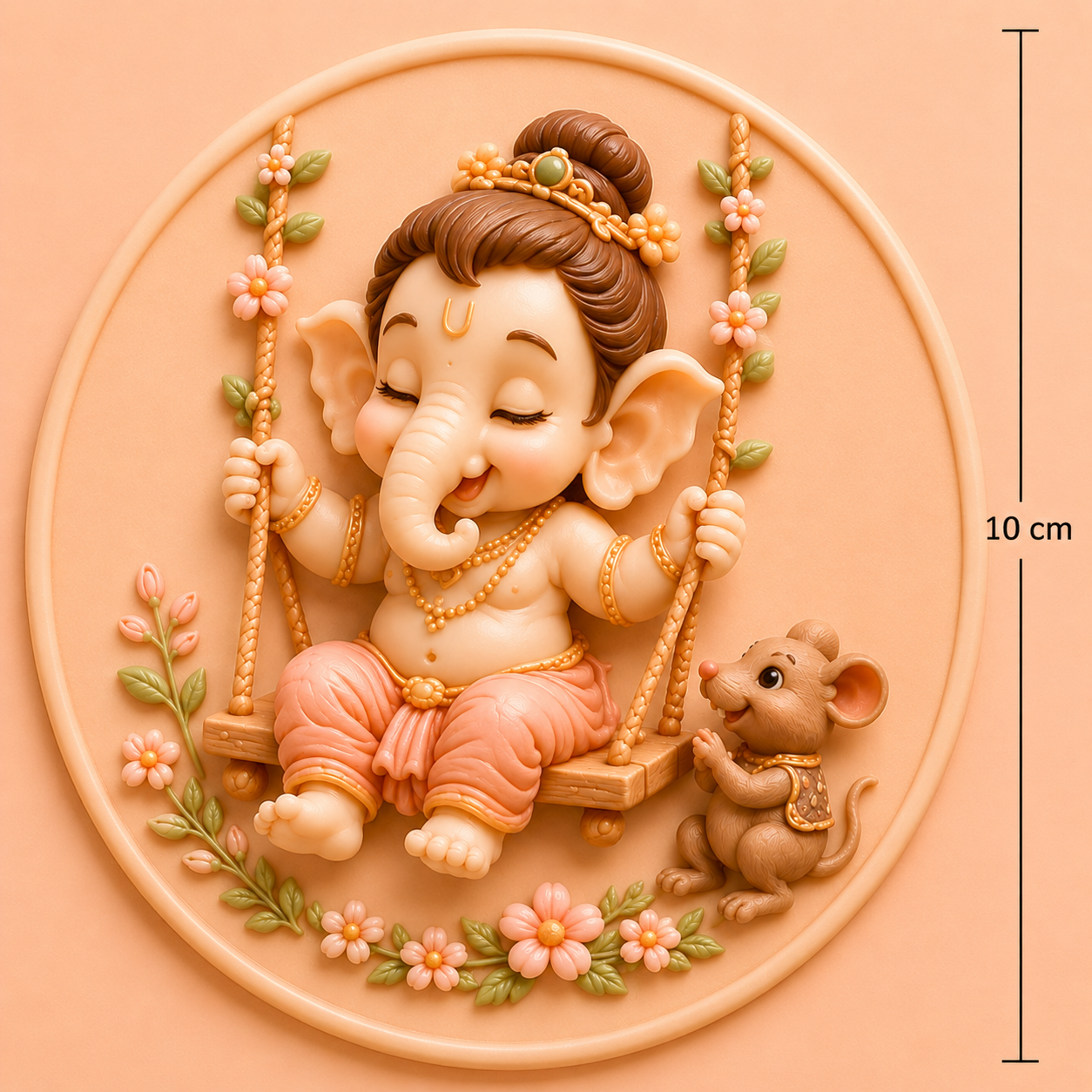 Swinging Ganesha Mold ADM036