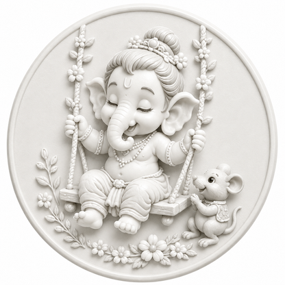 Swinging Ganesha Mold ADM036