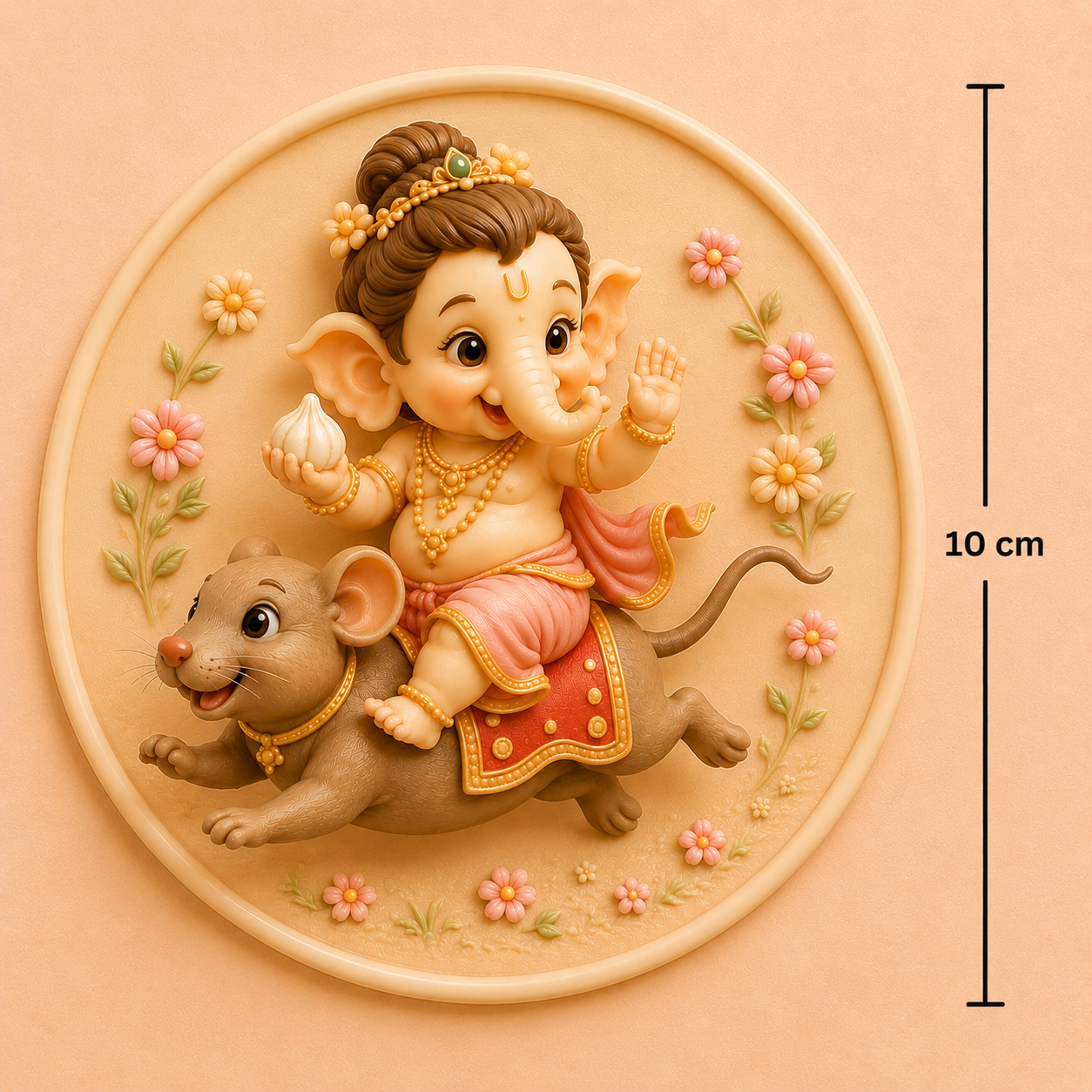 Mushak Savari Ganesha Mold ADM039