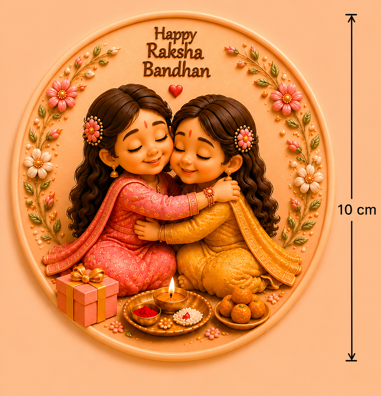 Forever Sisters Raksha Bandhan Mold ADM041