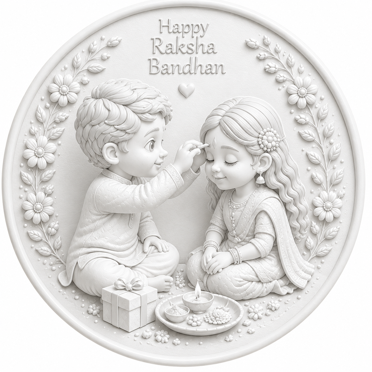 Rakhi Tilak Celebration Mold ADM045