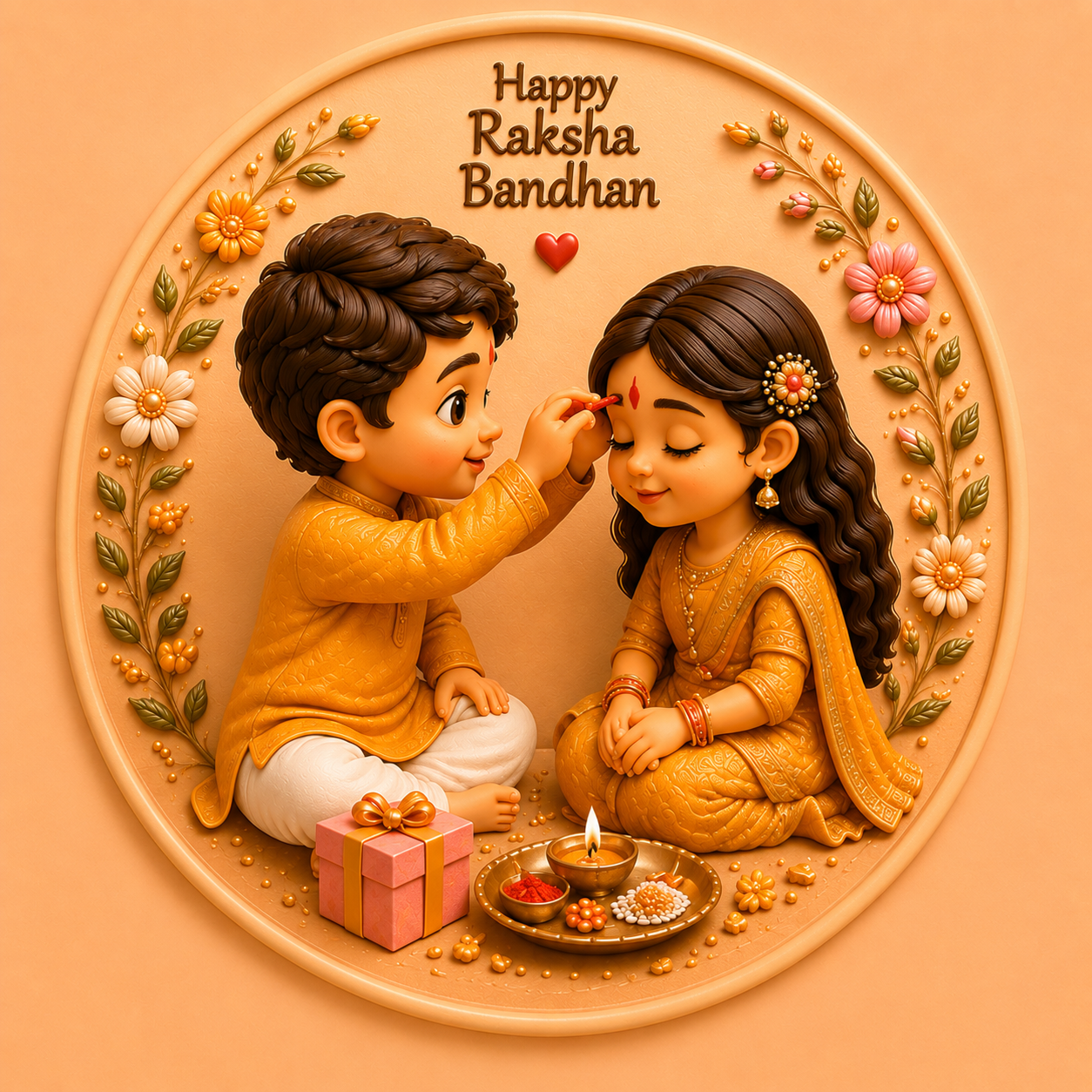 Rakhi Tilak Celebration Mold ADM045