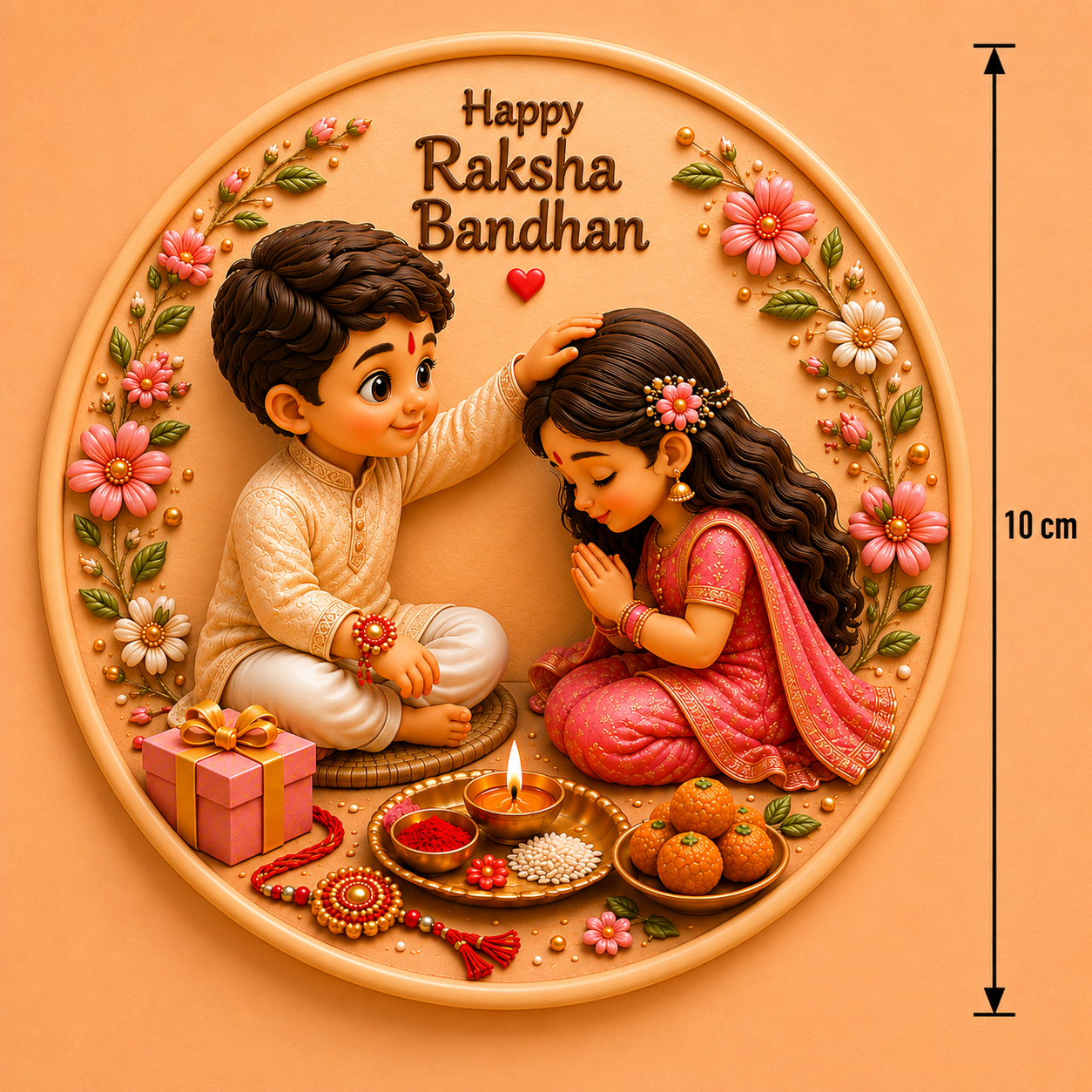 Brother's Blessings Raksha Bandhan Mold ADM048