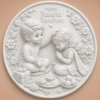 Brother's Blessings Raksha Bandhan Mold ADM048