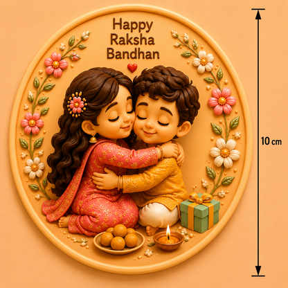 Hug of Happiness Rakhi Mold ADM051