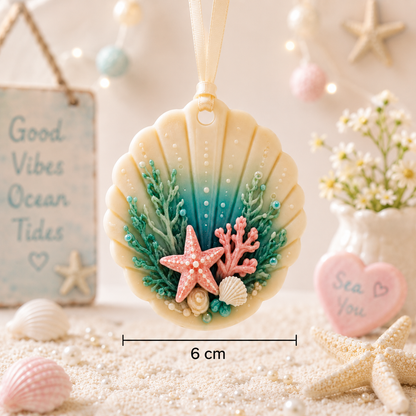 Ocean Treasures Seashell Wax Sachet Mold WM021