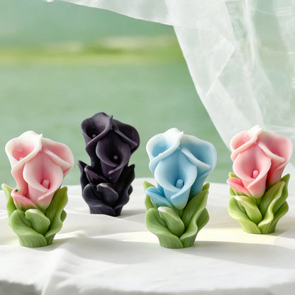 Floral Lily Candle Mold MB141