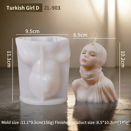 Fashion Girl Candle Mold II MB095