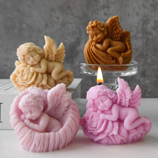 Angel Candle Mold III MB124