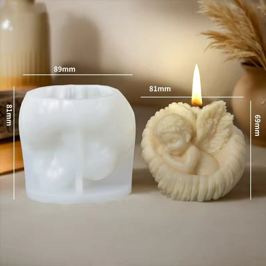 Angel Candle Mold III MB124