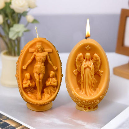 Egg Jesus Maria Mold Silicone MB151