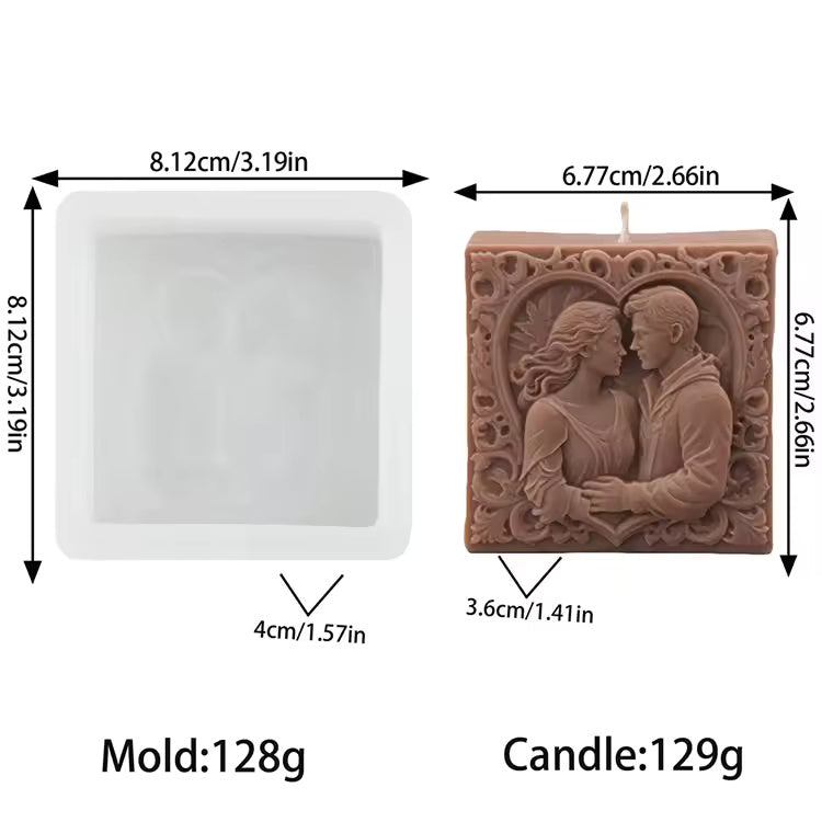Romantic Couple Soap Mold SPM001