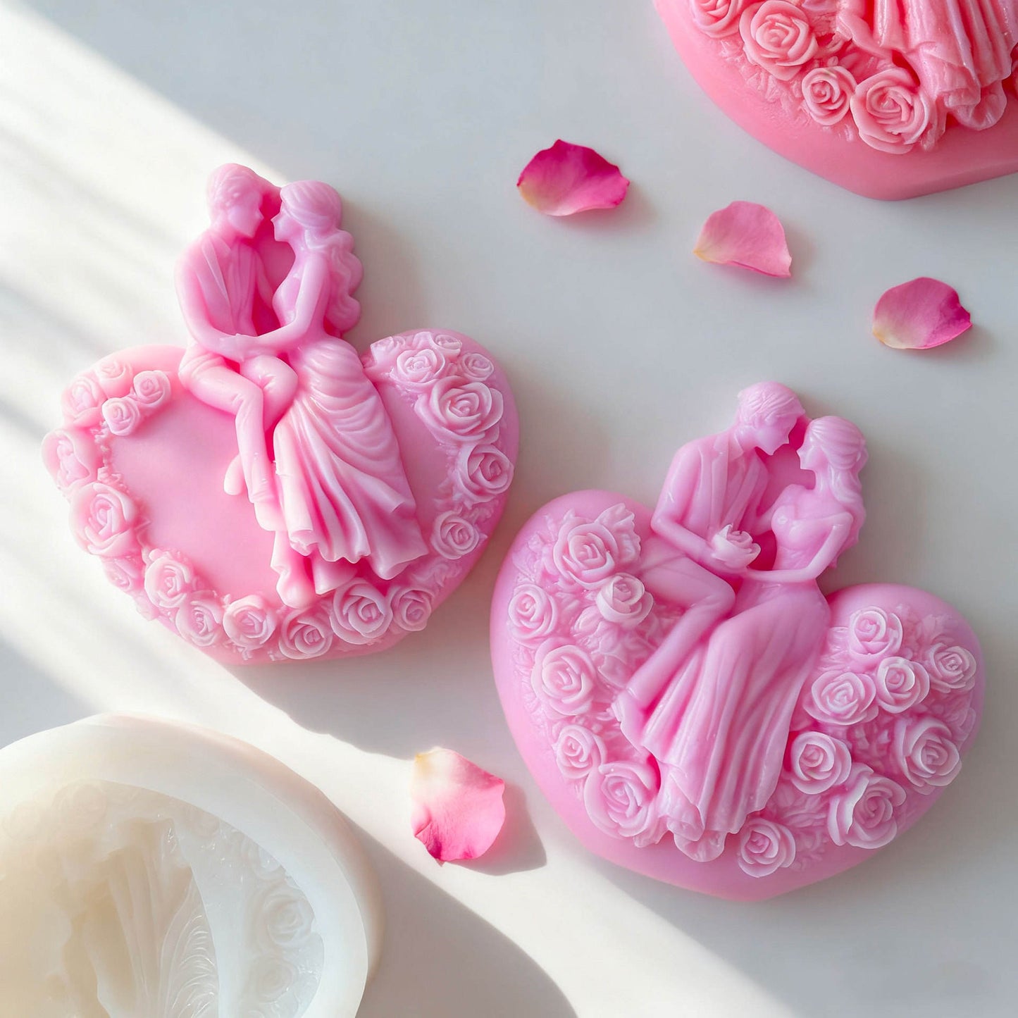 Heart Rose Romantic  Couple Mould MB083
