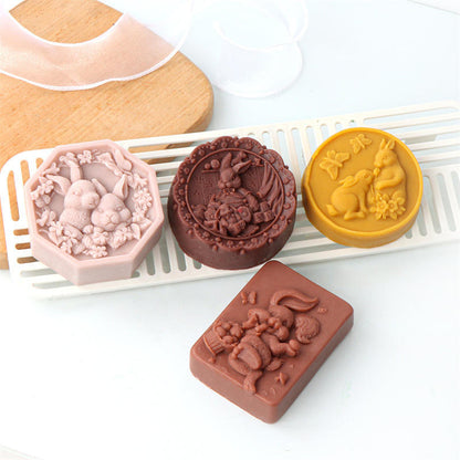 Rabbit Soap Mold SPM009