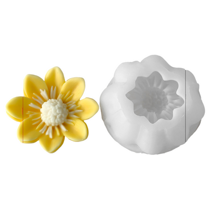 Floral Candle Mold MB138