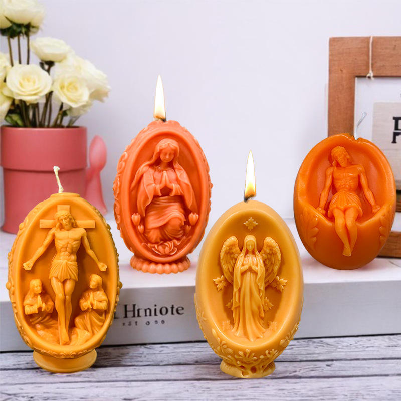 Egg Jesus Maria Mold Silicone MB151