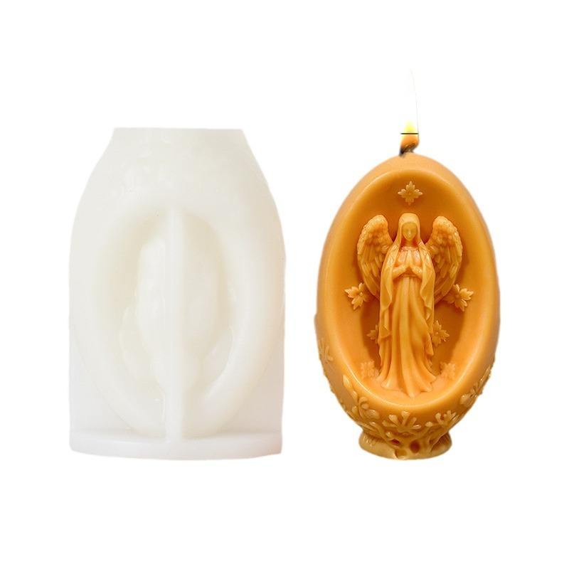 Egg Jesus Maria Mold Silicone MB151