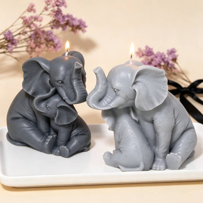 Elephant With Baby Mold MB144