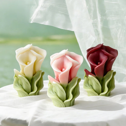 Floral Lily Candle Mold MB141