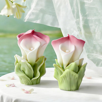 Floral Lily Candle Mold MB141