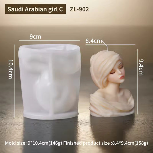 Fashion Girl Candle Mold I MB096