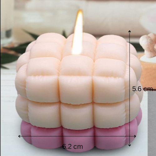 Cube Candle Silicon Mould MB011