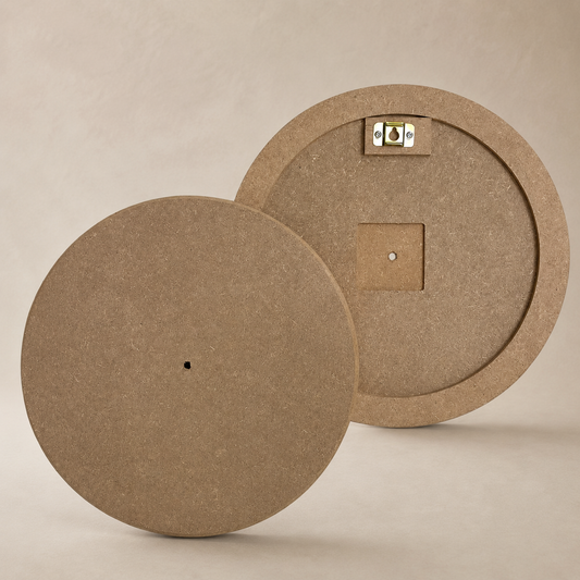 MDF Rounded Edge Clock Base MF001