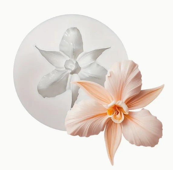 3D Orchid Flower Mould CD005