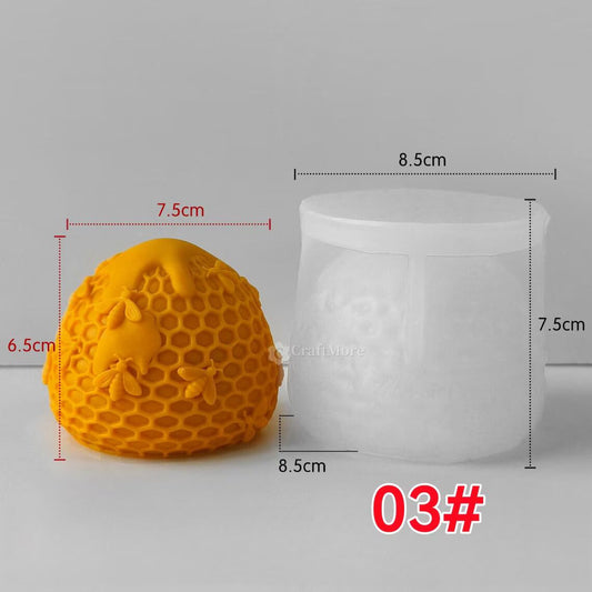 Beeswax Silicon Mold MB218