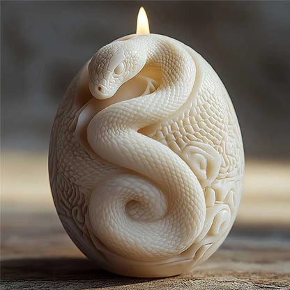 Snake Egg candle silicone mold MB127