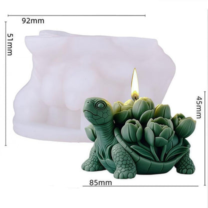 Turtle Flower Silicone Mold MB115
