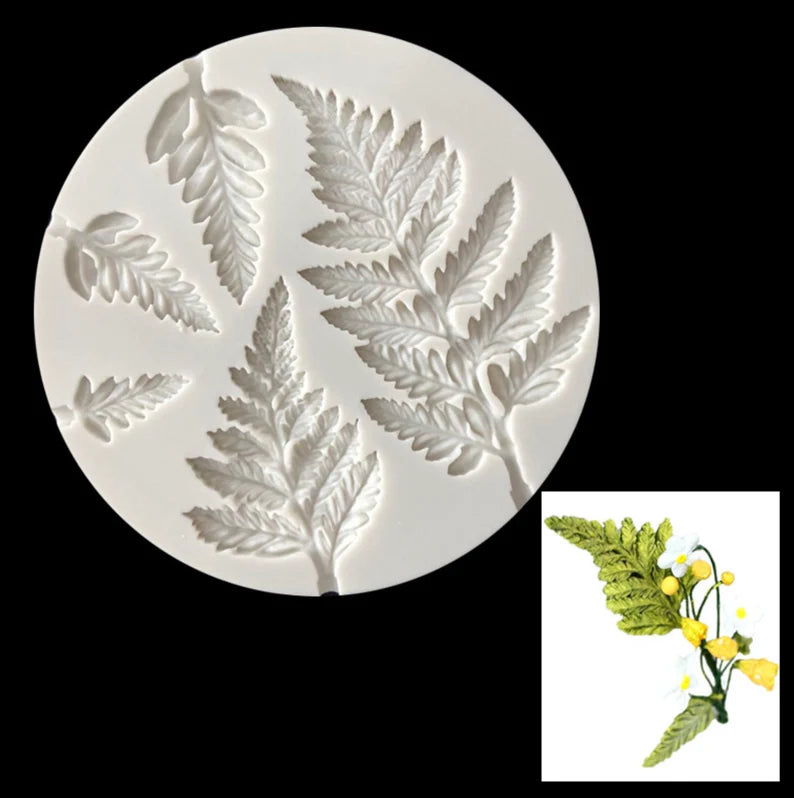 Tropical Leaf Silicone Mold CD014