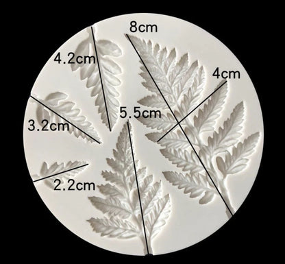 Tropical Leaf Silicone Mold CD014