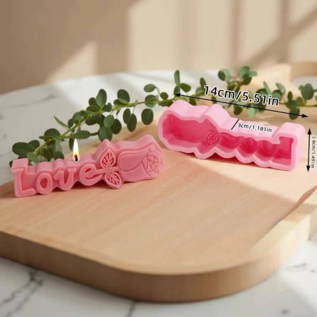 Floral Lily Candle Mold MB173
