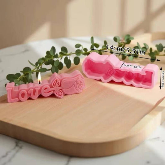 Floral Lily Candle Mold MB173
