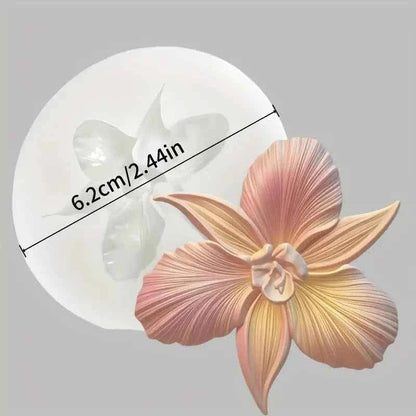 3D Orchid Flower Mould CD005